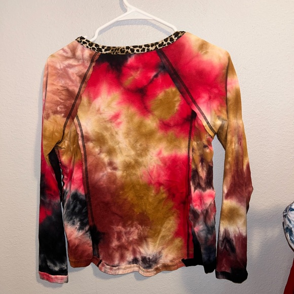 Umgee Multi-Print Women’s Long Sleeve Blouse - Picture 7 of 7